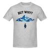 Unisex Nihilist Penguin But Why Arctic Snow Meme Philosophy Fun T Shirt Streetwear Cotton Crewneck Shirt Unisex