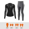 1 Womens Motorcycle Racing Suit Set With Airflow Design Soft Knee Protectors High-Waist Stretch Top Yoga Pants