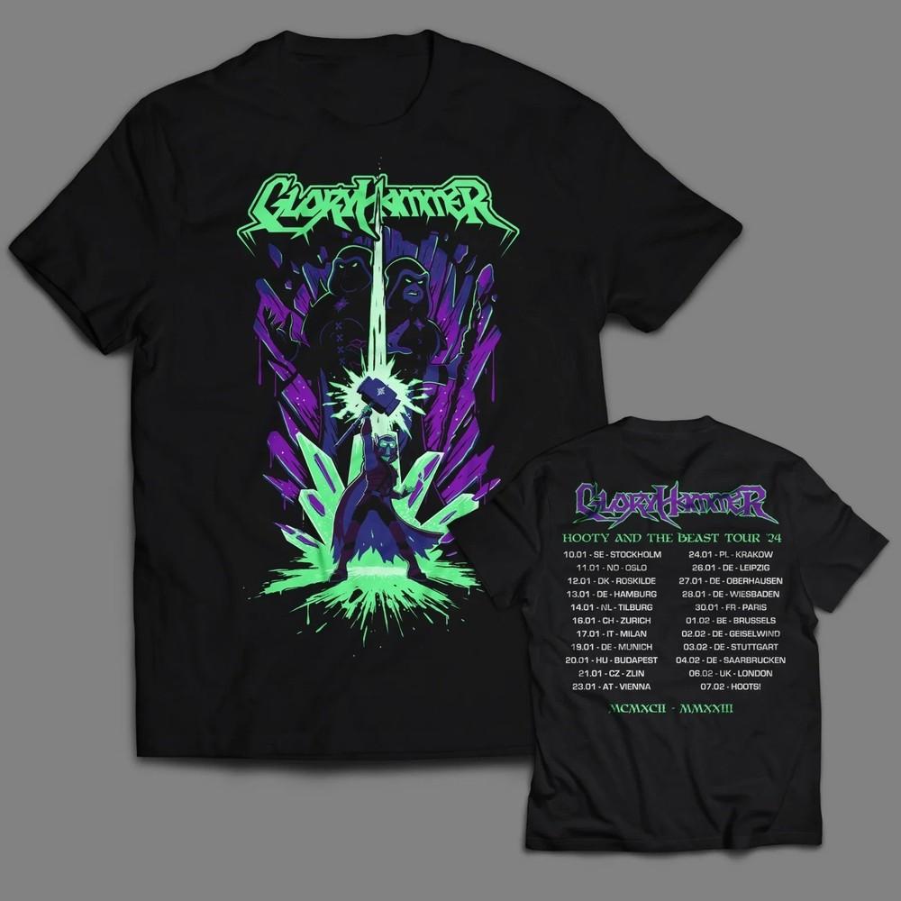 Vintage Gloryhammer Band 2 Side Short Sleeve S to 5XL Shirt HL174 Unisex T-Shirt