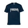 Классическая мужская футболка с коротким рукавом с надписью Yeezus из премиальной смесовой ткани