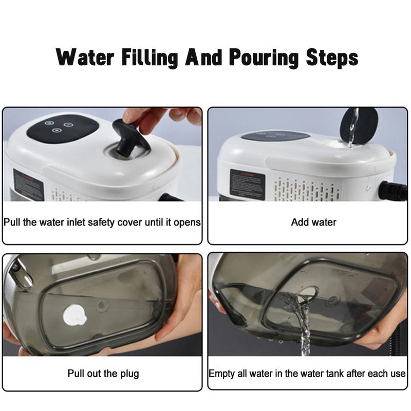 Пароочиститель мощностью 2500 Вт, высокотемпературный паровой очиститель под давлением для кондиционера, вытяжки, очистителя автомобиля, бытовой техники