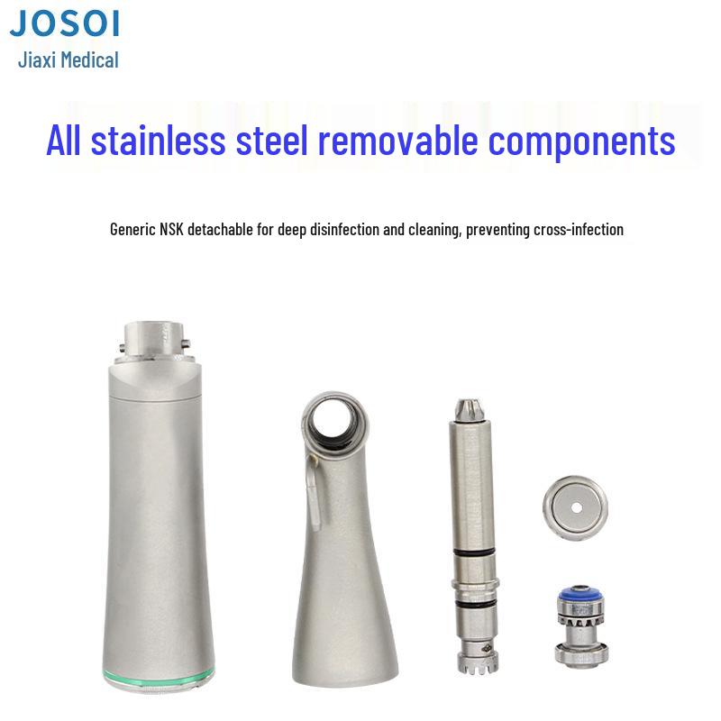 Дентальный наконечник с оптоволокном Jiaxi, угловой 20:1 Уменьшение (Совместим с Kavo, WH, Osstem, Yedent)