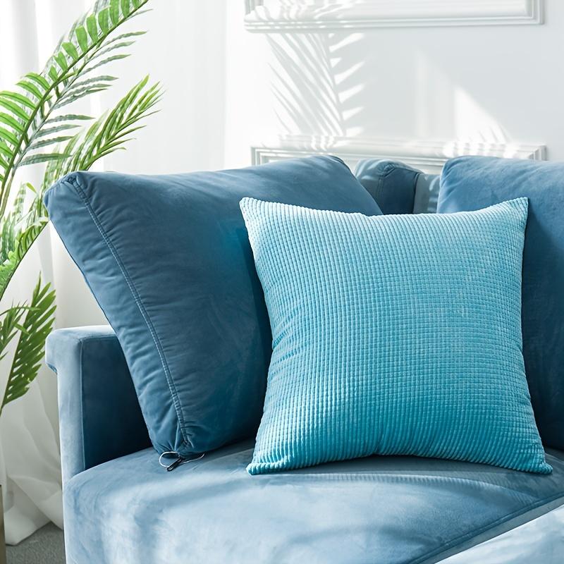 17,72 × 17,72 дюйма, вельветовый чехол с большим кукурузным зерном, плюшевый чехол для подушки, наволочка для дивана, украшение для домашней кровати