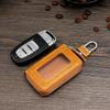 Дизайнерский брелок из натуральной кожи для ключей от машины, деловой ретро-брелок для ключей от машины, чехол для ключей для отдыха, модный органайзер для ключей