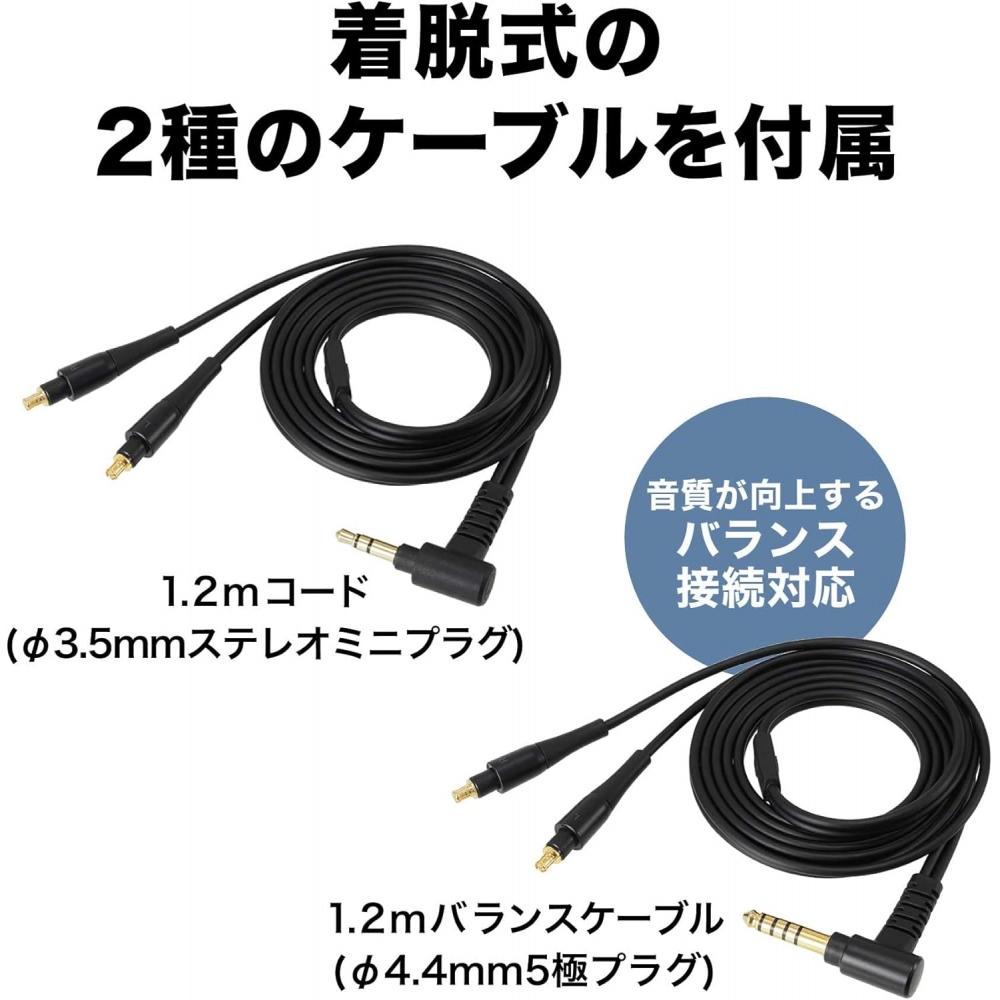 Наушники Audio Technica Ath Msr7b Bk Проводные портативные портативные Hi-Res совместимые с источником звука Soundreality Black Normal Black