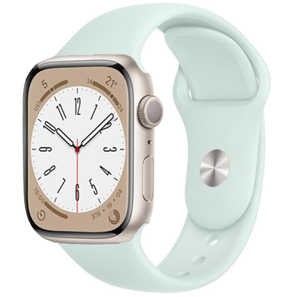 Силиконовый ремешок для Apple Watch Band 49 мм, 45 мм, 44 мм, 42 мм, 41 мм, 40 мм, 38 мм, ремешок для часов, браслет, ремешок iWatch Series 8, 7, 6, 5, 4, 3 SE, ремешок