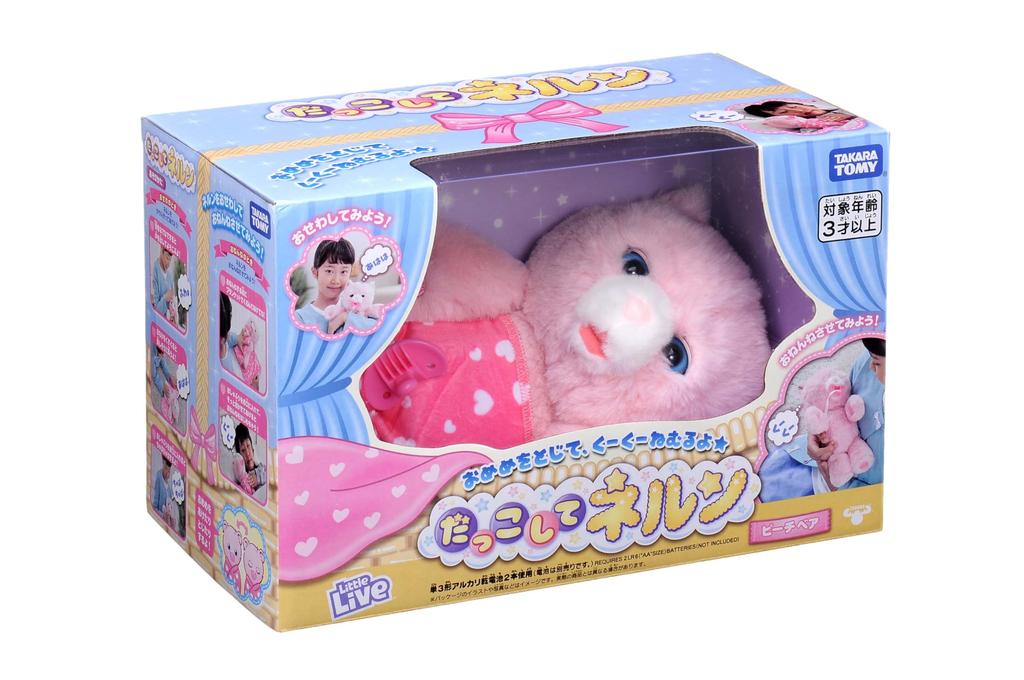 TAKARA TOMY Медвежонок Нерун Персик Ш290 x В185 x Г165 мм