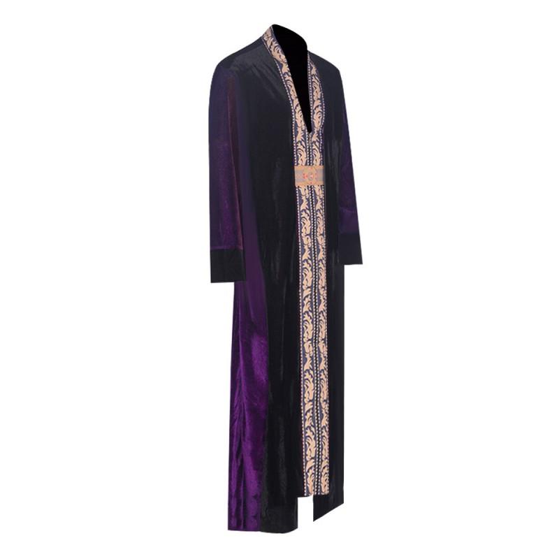 Halloween Albus Dumbledore Cosplay Costume Wizard School Principal Role Play Outfit Themed Parties