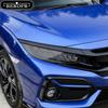 For Honda Civic 10th 2016- 19  TPU Car Headlight Film Protective Sticker Lamp Hoods Transparent Smoke Black Accessories