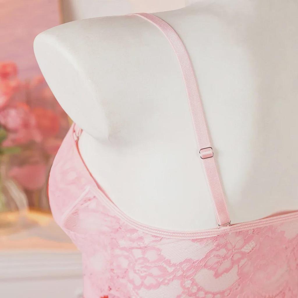 Цветочный принт формованная чашка слинг нижнее белье ночная рубашка