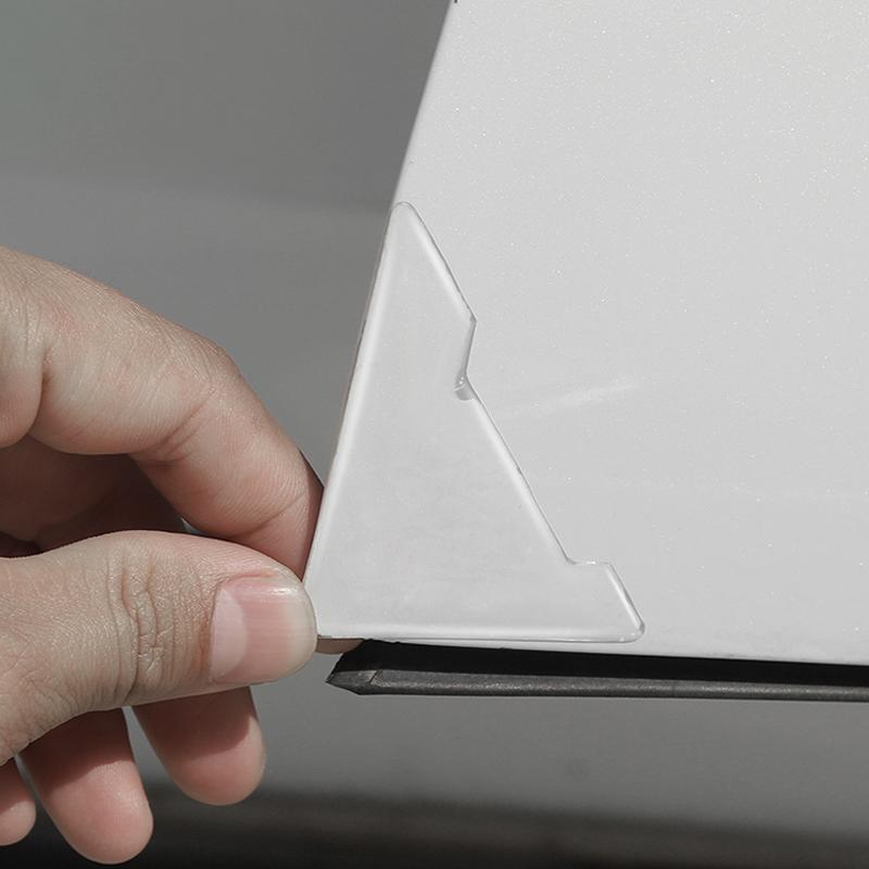 Универсальные автомобильные дверные угловые чехлы для предотвращения столкновений, прозрачные силиконовые протекторы, наклейки против царапин, защитная крышка для двери