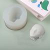 Silicone Doll Face Mold for Chocolate Candy Making 3D Baby Head Mold Easy Release Clean Syrup Fondant Chocolate Modeling Paste Mold