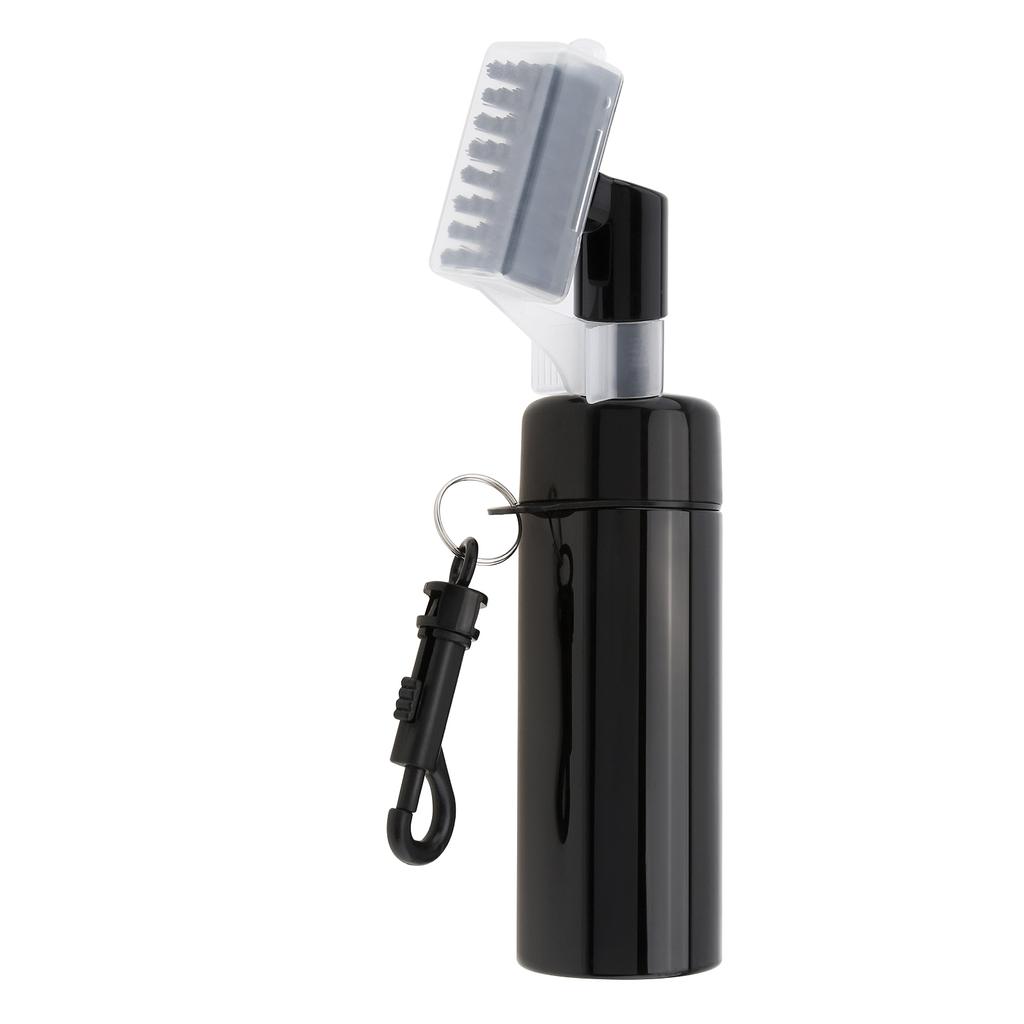 Portable Pole Putter Groove Cleaning Brush for  Outdoor Exercise with Squeeze Bottle, Press Type Club Cleaner Brush