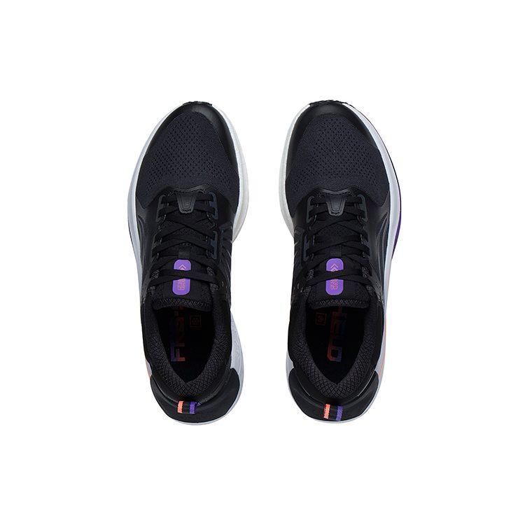 Li Ning Furious Rider 6.0 Нескользящая и дышащая поддержка Отскок Низкие Беговые кроссовки Мужские Черные ARZS009-1