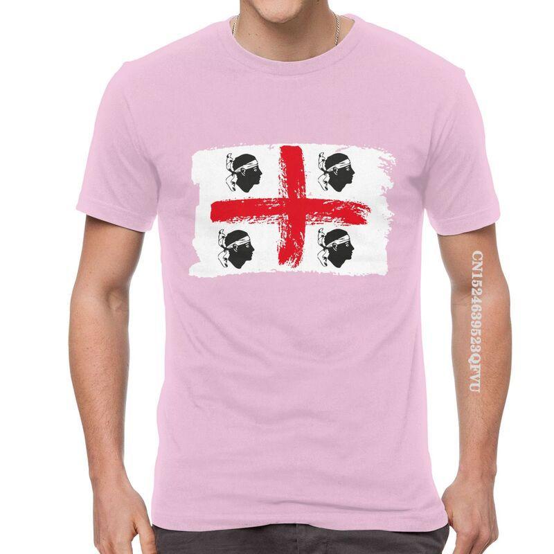 Sardinia Sardegna Flag Italy T Shirts Funny Italian Pride Tshirt Hip Hop T Shirt Men Oversized Tee Harajuku Fast Shipping