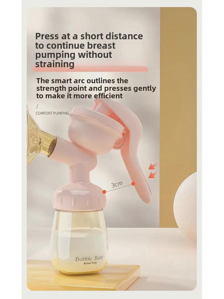 Ручной молокоотсос Bubbi Bear: Мощное, безболезненное всасывание, удобное, портативное и бесшумное для беременных и родивших женщин