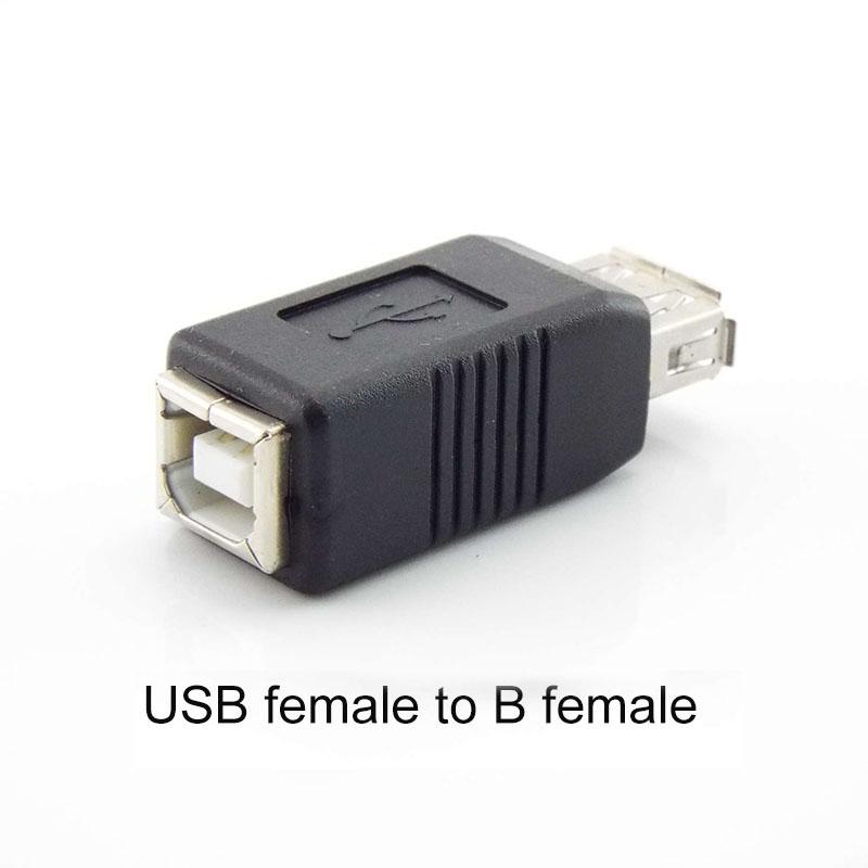 USB 2.0 «мама-USB» типа A типа B «папа-папа» «мама-папа» черный адаптер, разъем преобразователя электроники
