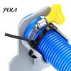 Pool Hose Holder for Above Ground Swimming Pipe Holders, Prevent Sagging, Support Bracket Water with Clamps, Pools Accessories Stabilizer