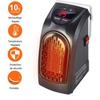Bathroom Fan Heater - Mini Auxiliary Heater with Adjustable Thermostat Powerful 400 Watts Low Consumption - Black