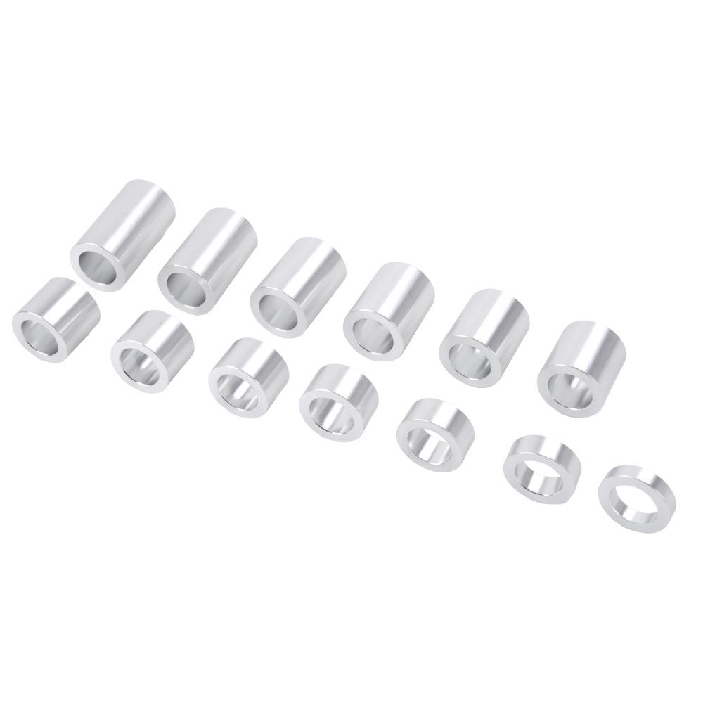 Harley-Compatible Axle Washer Kit: 1" ID, 1.5" OD Motorcycle Modification Accessory