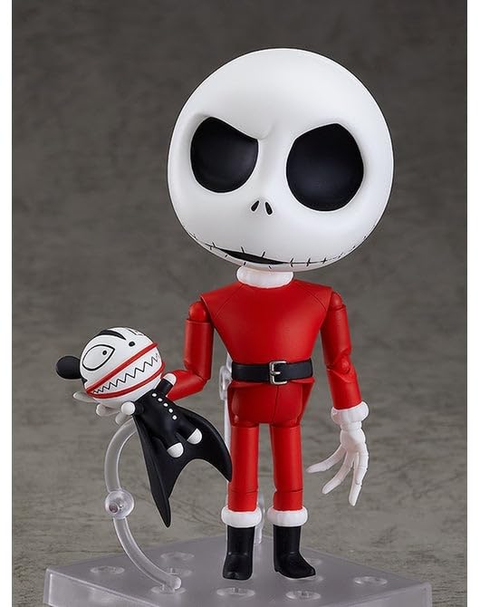 GOOD SMILE COMPANY Nendoroid Disney The Nightmare Before Christmas Jack Skellington Sandy Claws ABS and PVC Painted Action G12321 Ver. Non-Scale