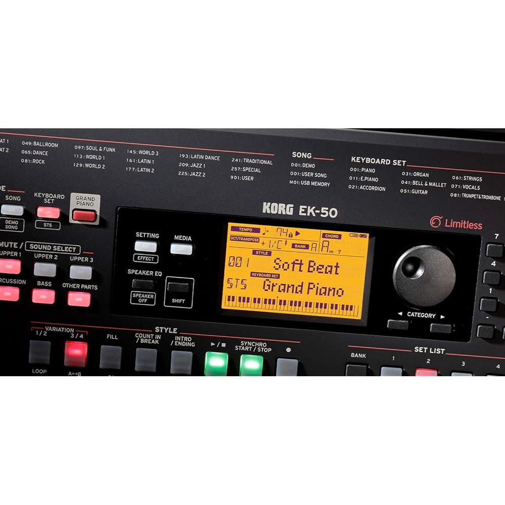 KORG KORG EK-50 Безграничный Клавишный Инструмент Клавиатура Клавиатура