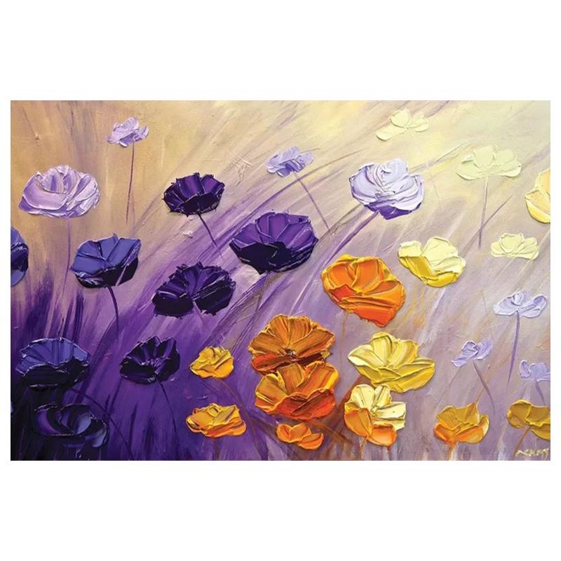 Скандинавское искусство, дерево, цветы, пейзаж, холст, художественные постеры и принты, абстрактная картина маслом, настенные панно для гостиной, домашний декор