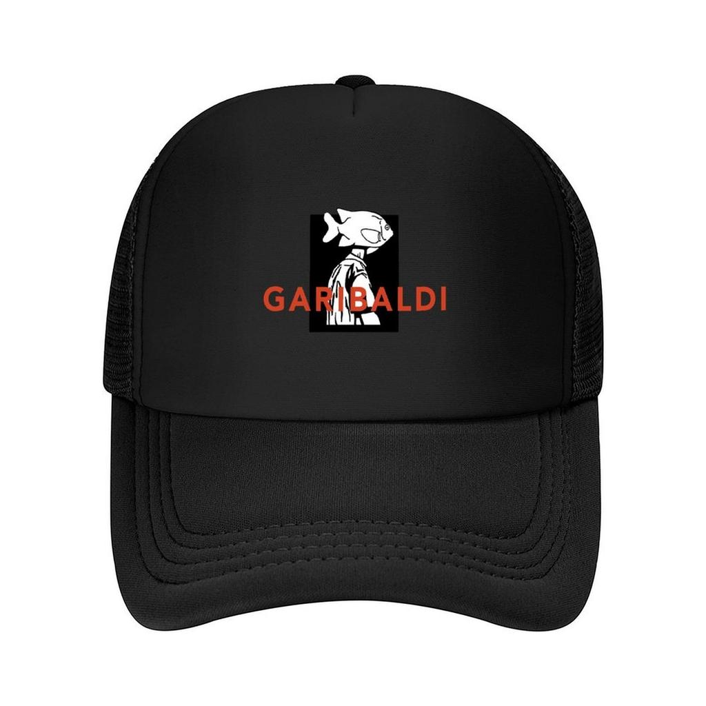 Garibaldi Band Logo Baseball Cap black mens big size hat beach hat fun hats Elegant Womens Hats Mens