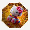 1pc Hello Kitty with Automatic Opening Folding Design, 8-Bone Iron Frame Outdoor Umbrella - Perfect Gift for Fans, Travelers, Daily Use, and Festivals