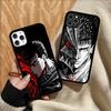 Классический Аниме B-berserk Чехол для Телефона Силиконовый PC+TPU Для Для IPhone 11 12 13 14 15 16 Plus Pro Max Чехол