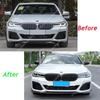 Для BMW G30 LCI M Sport 2021-2023 Ccar Передний бампер Губа Спойлер Разделитель Диффузор 520i 530i 540i Защитная накладка на бампер Комплект кузова