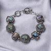 New Natural Shell Bracelet with Adjustable Three Loop Buckle Fashionable Trendy Retro Handpiece