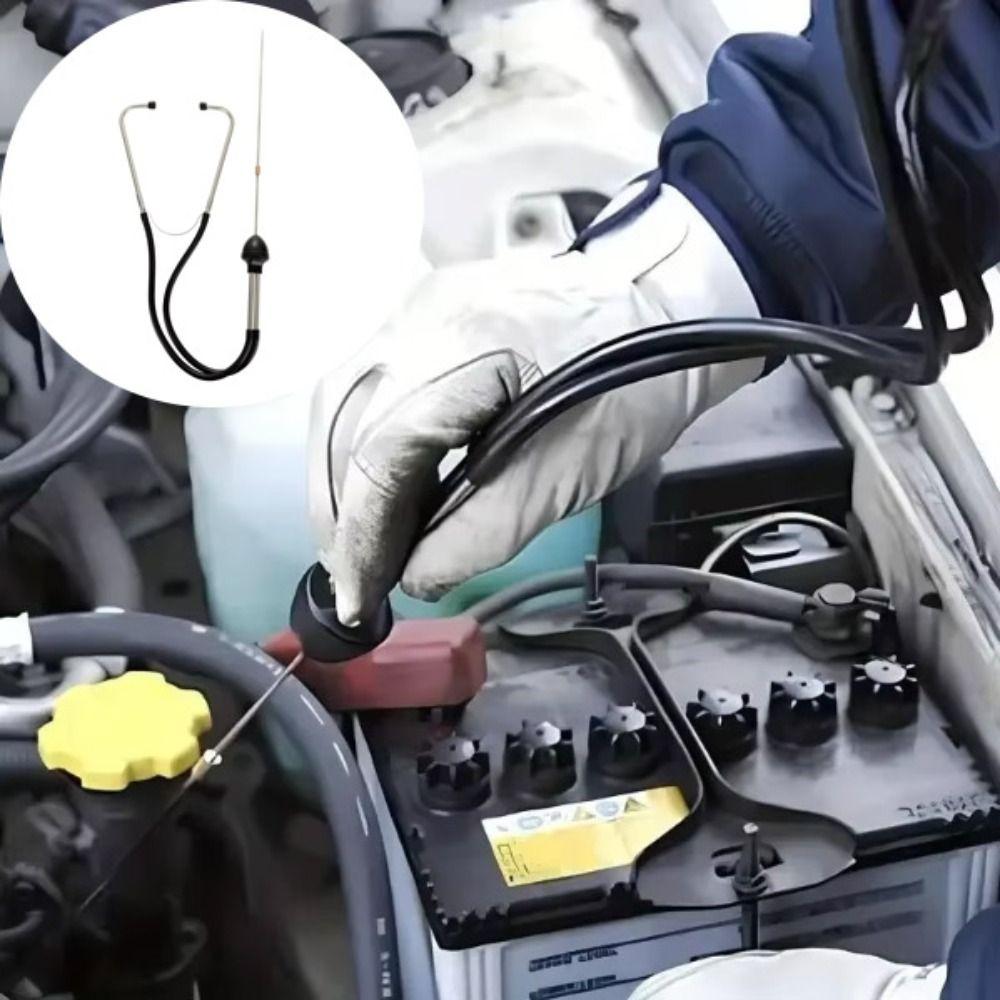 Stainless Steel Auto Cylinder Stethoscope Automotive Engine Hearing Tool Automotive Engine