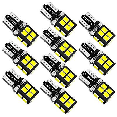 AUXITO T10 LED Белый 6000k Взрывной свет 10 шт. Светодиод T10 Совместим с техосмотром транспортного средства