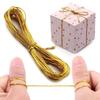 Золотой Серебряный Цвет Веревочный Шнур Длина 90М Шнур для Бусин Новый Плеченый Шнур Браслет Своими Руками
