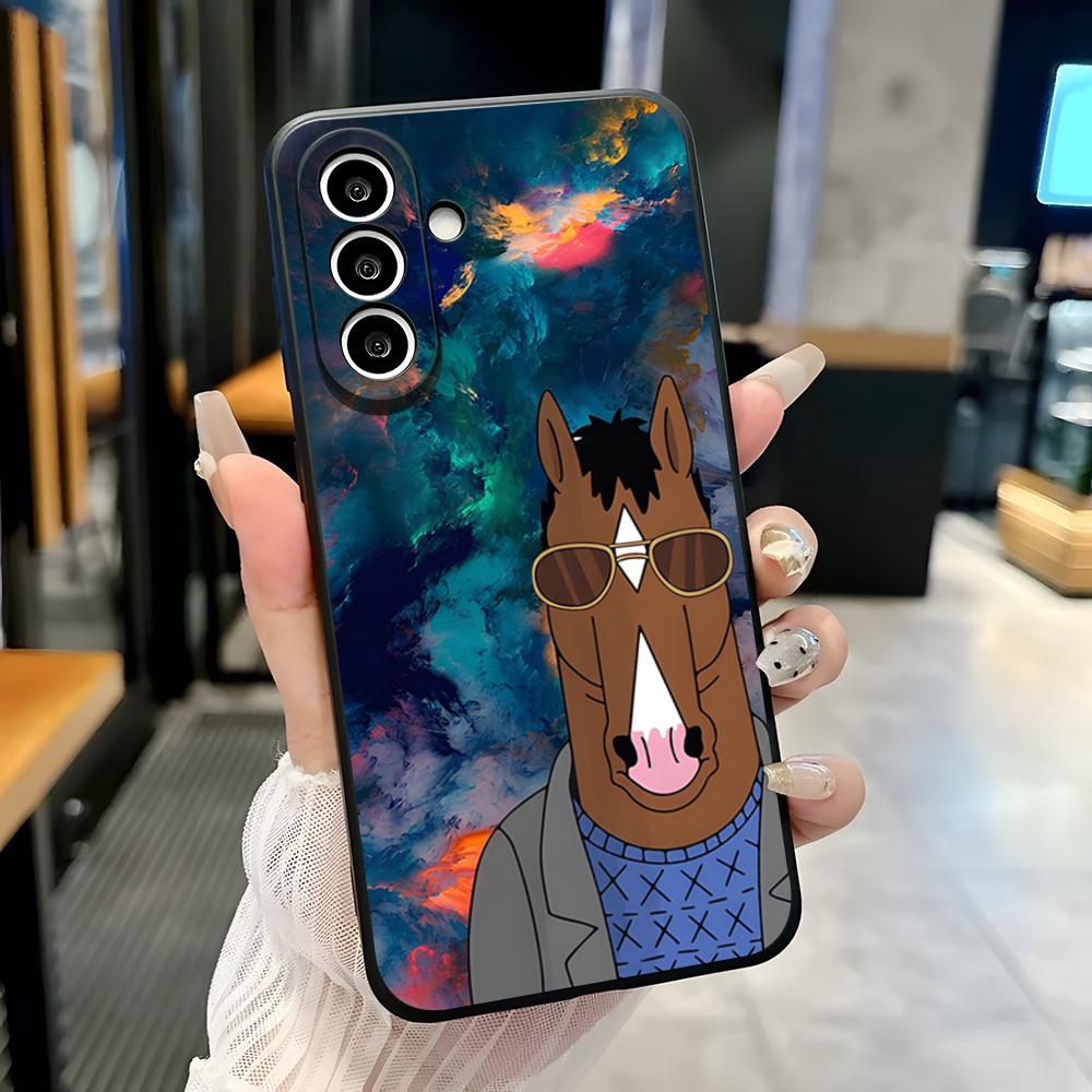 Крутой чехол для телефона B-Bojack H-Horseman для Samsung A25 A13 A33 5G A54 A36 A35 A56 A52 A14 Ударопрочный мягкий чехол