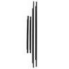 4pcs Door Window Moulding Trim 6816235073 Front Rear Weatherstrip Replacement for FJ Cruiser