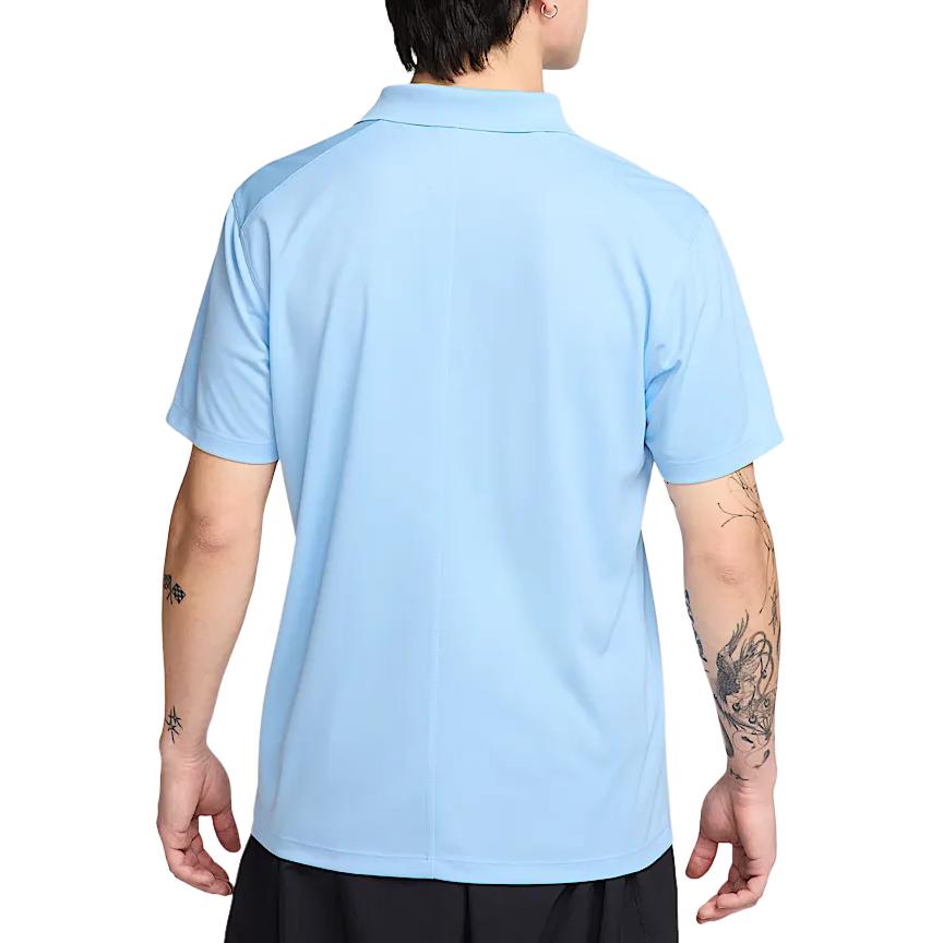 Новая мужская рубашка-поло Nike Dri Fit Victory, цвет Soul Blue/Campus Royal Blue HM5726-436