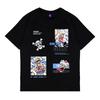 Аниме Футболка мужская хлопковая 2025 Лето Новая Ретро мода Мужская и женская уличная одежда