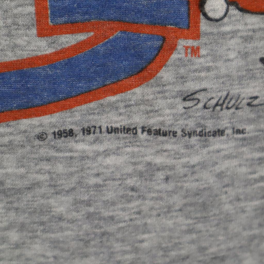 70-е 80-е винтажная мужская футболка с коротким рукавом Auburn Tigers Snoopy Б/У