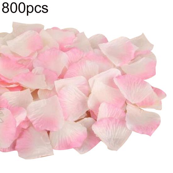 800шт искусственные шелковые лепестки розы свадебная церемония декор стола