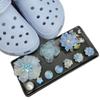 Cave Shoe DIY Accessory, Blue Series, Dreamy Light Gauze, Flower Pearl, Detachable Shoe Buckle, Shoe Flower, Shoe Accessory
