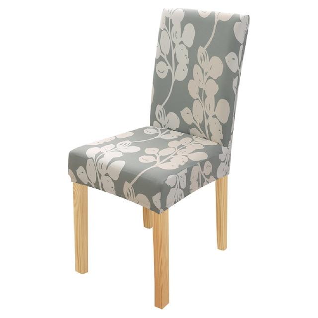 6 шт., чехлы на стулья с принтом, эластичные чехлы на сиденья, съемные и моющиеся, эластичные чехлы для банкетов, отелей, столовой