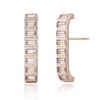Серьги Cranne 14K Gf с кубическим цирконием багетной огранки C24Egf078