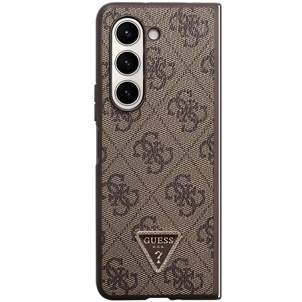 Etui do Samsung Galaxy Z Fold5 Guess Leather 4G Strass Brązowy