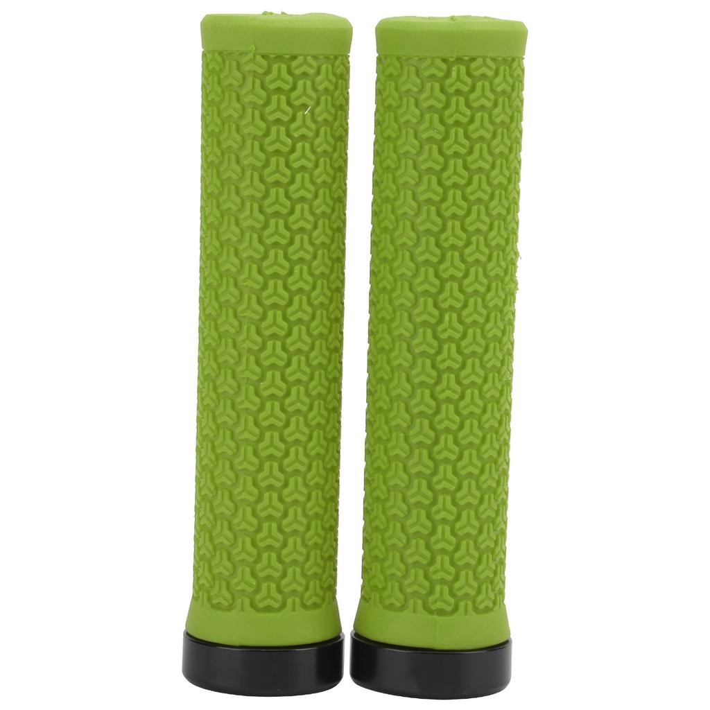 Mountain Bike Handlebar Single Locking Grips Shock Absorbing Rubber Grips