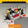 Высокосложная модель автомобиля-двигателя, совместимая с Lego, игрушка с 6-ступенчатой коробкой передач - издание v16 из строительных блоков.
