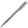 LAMY Logo Brushed Ballpoint Pen - Elegant & Durable Stainless Steel - Medium Line Width - Comes with Black LAMY M16 Refill