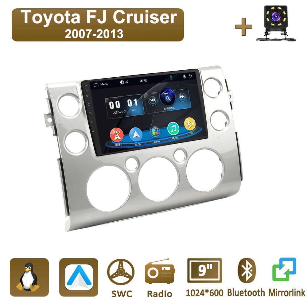 icreative Автомагнитола Мультимедиа MP5 Плеер Головное Устройство Стерео BT Для Toyota FJ Cruiser 2007-2013