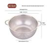1PC Stainless Steel Kitchen Fine Mesh Sifter Colander Strainer Sieve Basket for Washing Draining Food